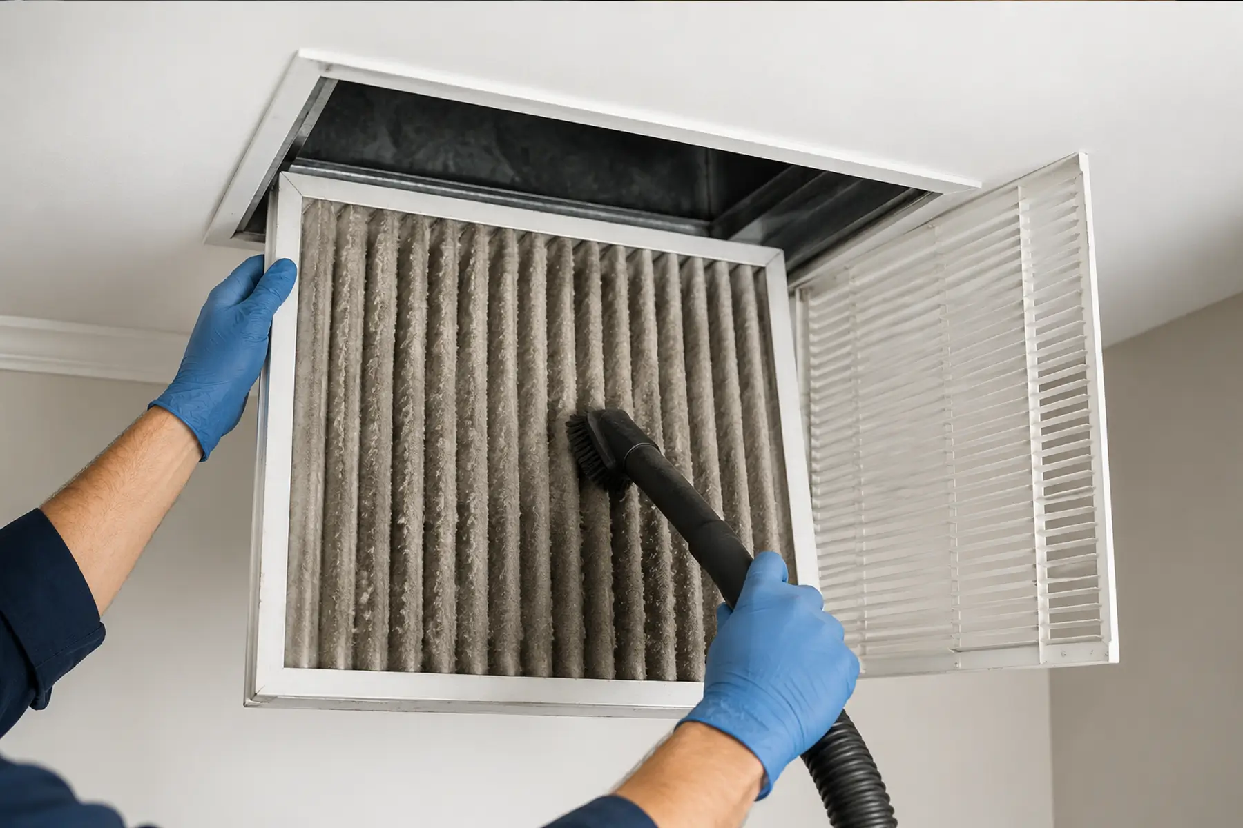 Professional Air Duct Filter Cleaning Service air filter cleaning