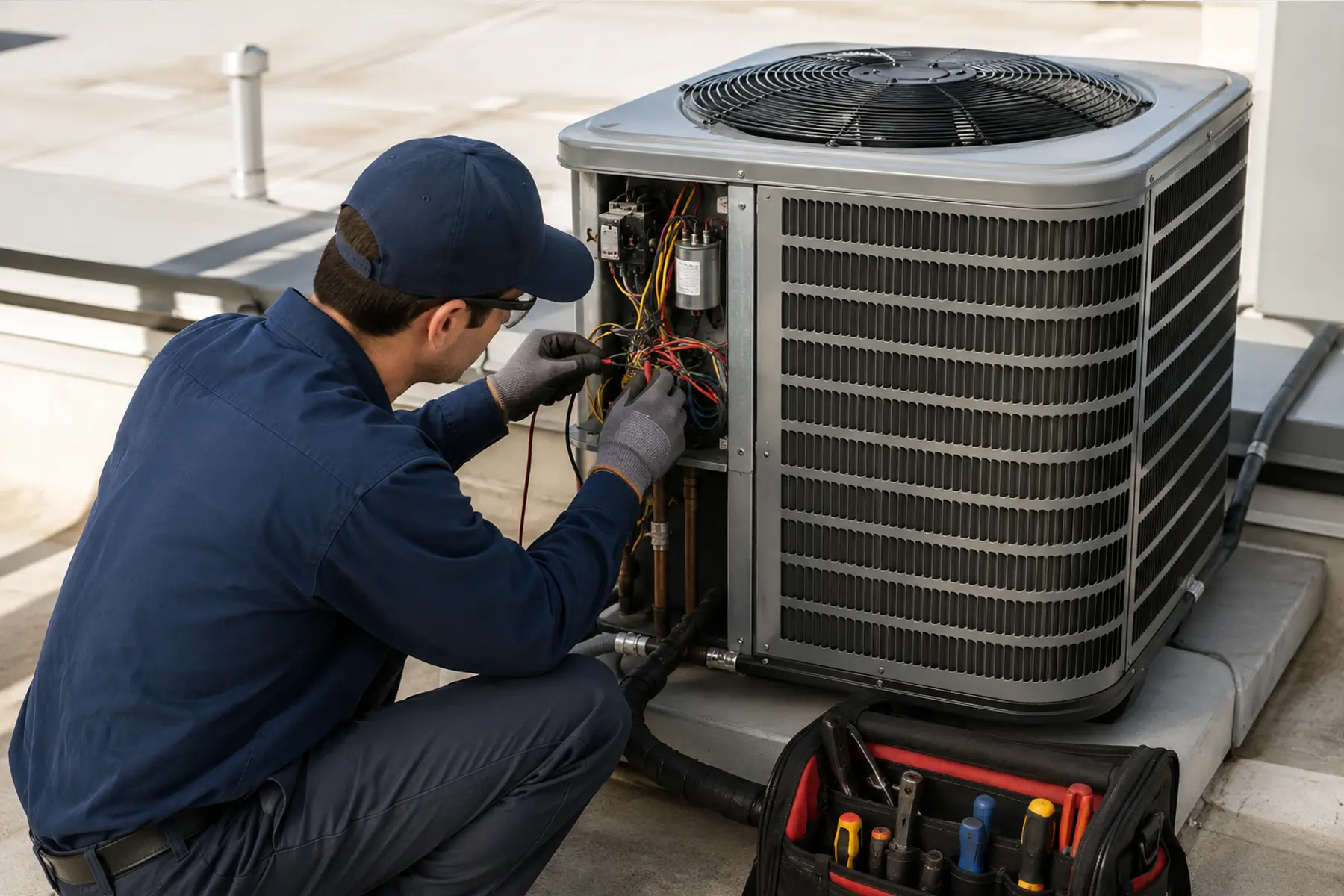 HVAC Technician Repair HVAC maintinance